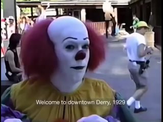 tim curry behind the scenes of it 1990